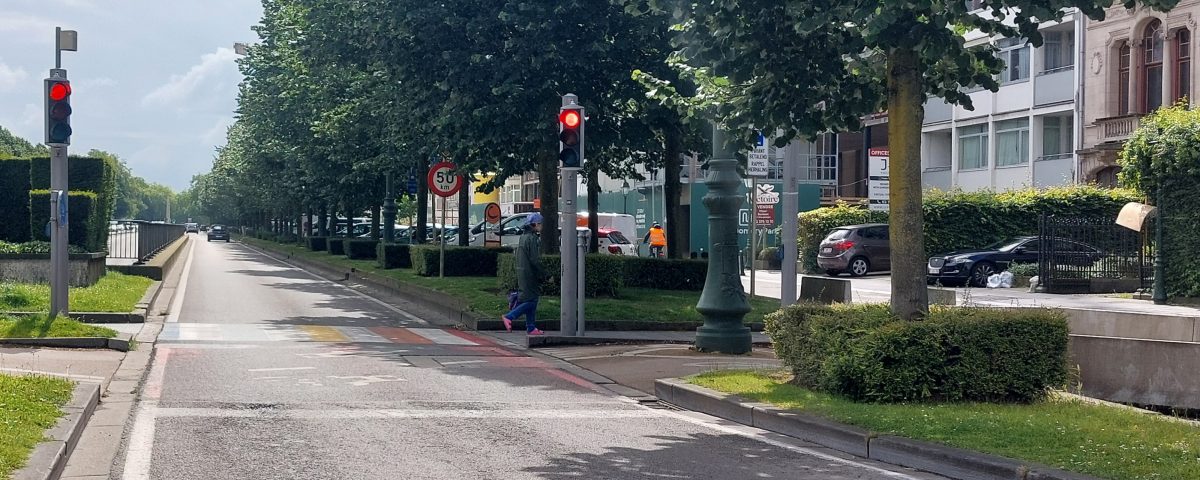 yclistes restent en danger sur certaines sections de l'avenue de tervuren