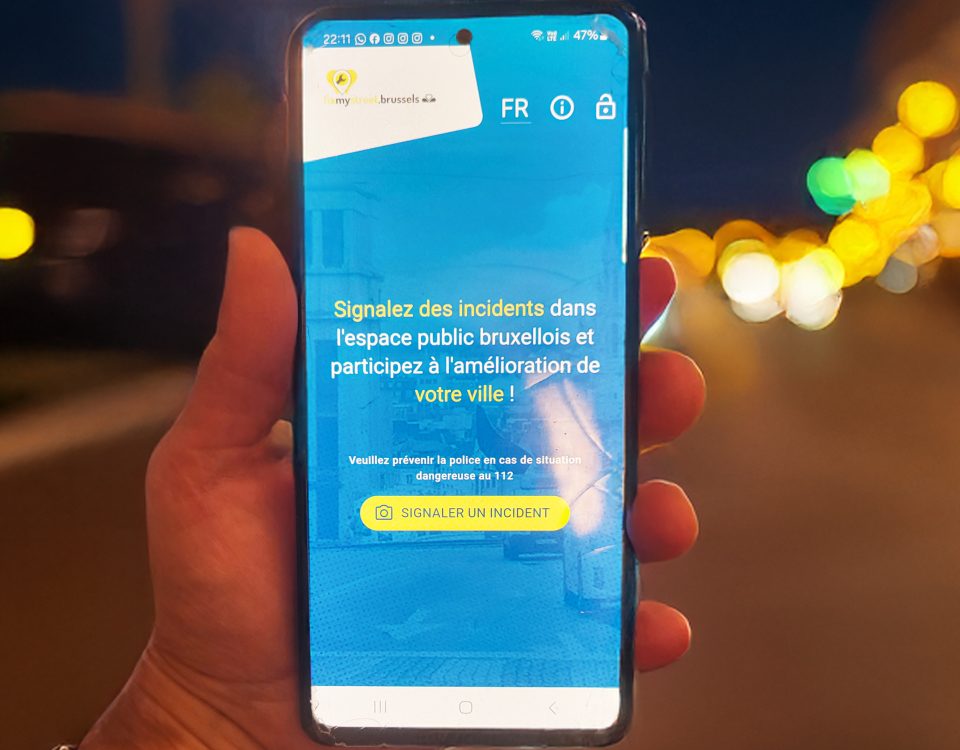 application Fix My Street : état des lieux et perspectives à Woluwe-Saint-Pierre