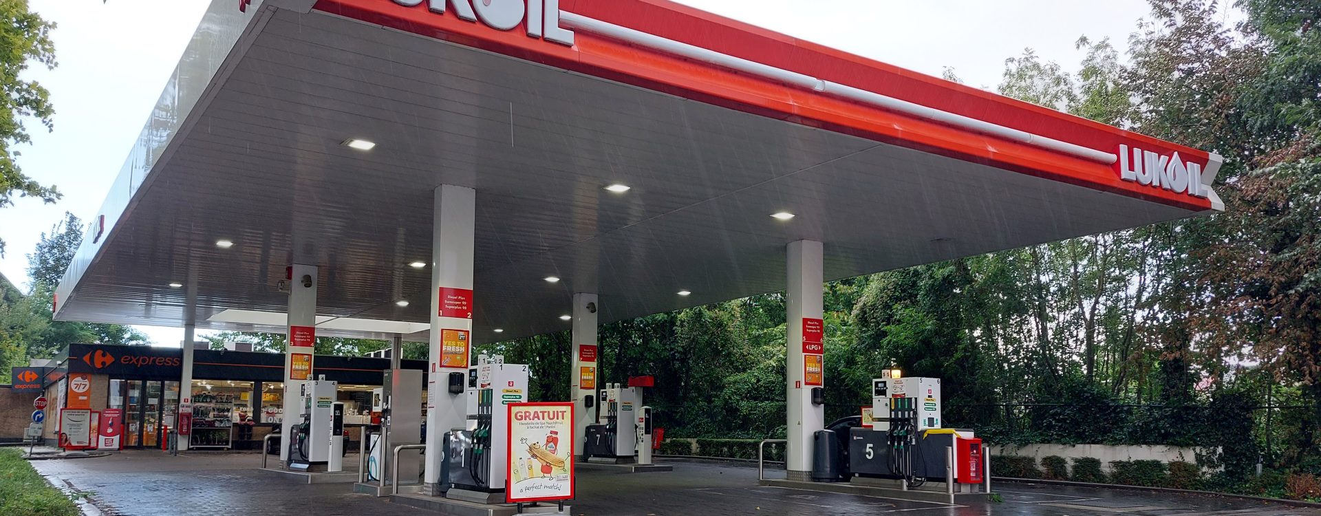 pompe à essence Lukoil