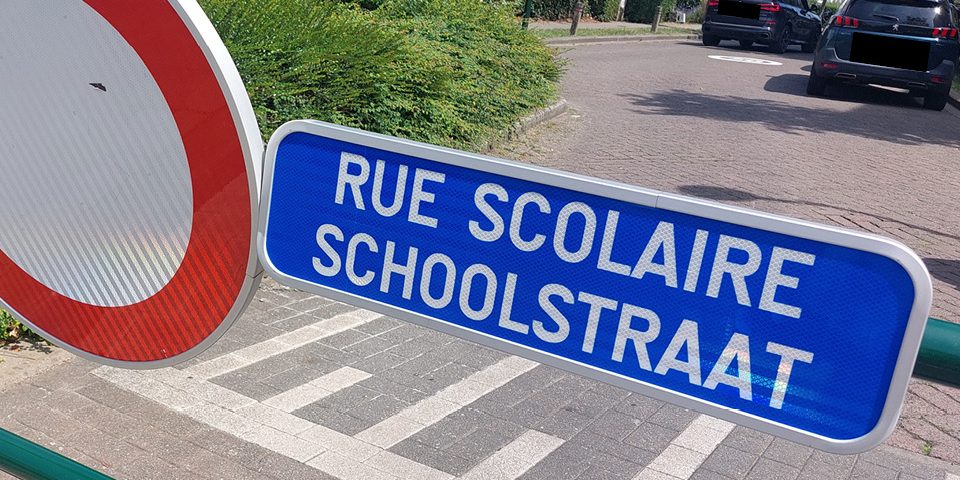 première rue scolaire à l’avenue des Éperviers, woluwe-saint-pierre