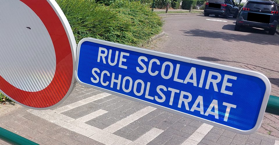 première rue scolaire à l’avenue des Éperviers, woluwe-saint-pierre